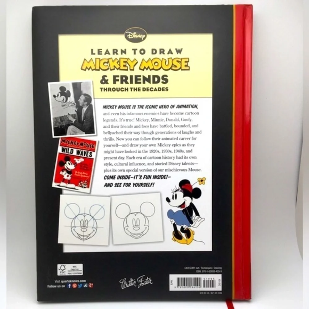 Learn to Draw Mickey & Friends Keepsake Book